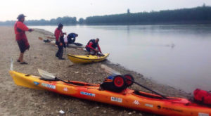 discesa fiume po quarto giorno kayak