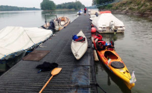 discesa fiume po quarto giorno kayak molo Gabbiane